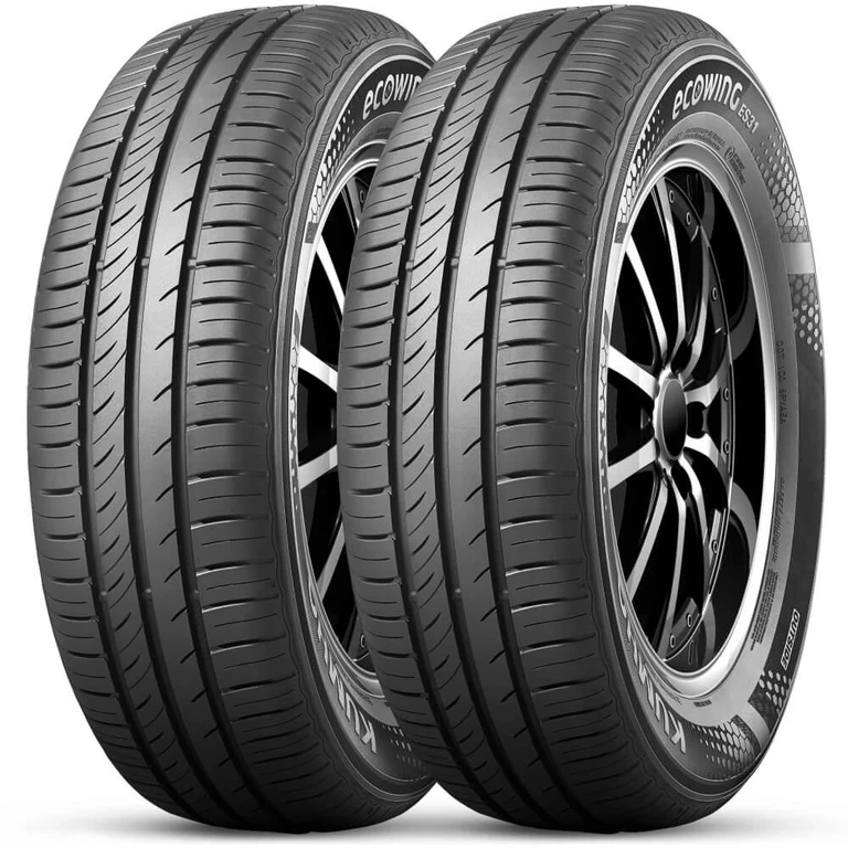 Kit 2 Pneu Aro 14 175/80R14 Kumho Ecowing ES31 88T TL