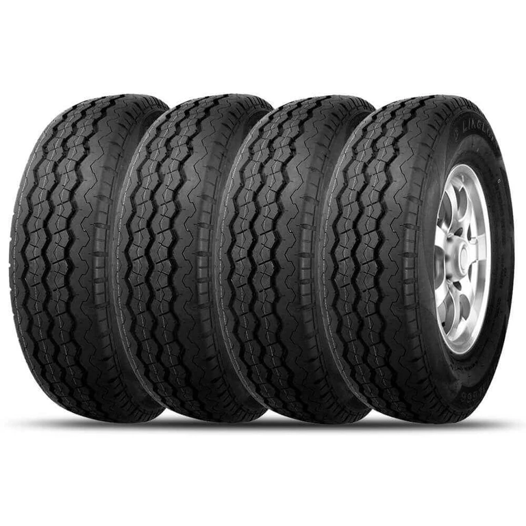 Kit 4 Pneu Linglong Aro 14 205/75r14c 109/107r Radial 666